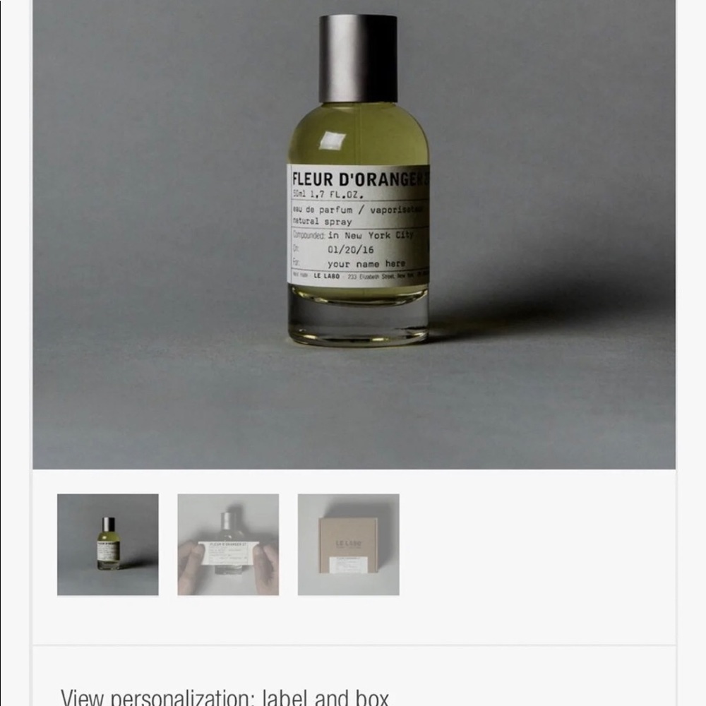 Le Labo Fleur D’Orange 1.7oz $189